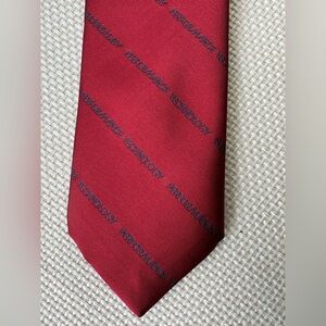 The President Vintage Necktie Red Maroon Performance Technology